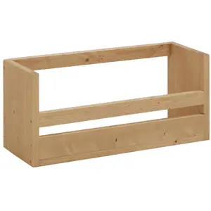 Decowood Étagère à chaussures en bois de sapin ton marron 53,5x25cm pas cher