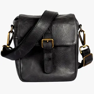Bronkey Berlin sac photo cuir noir pas cher