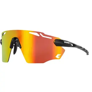 Comparateur de prix : Lunettes de soleil Eassun Fartlek - matt black frame/red revo cat - TU
