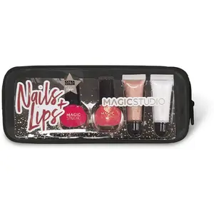 MAGIC STUDIO Trousse de maquillage - Colorful - Lèvres & ongles - 4 produits pas cher