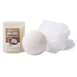 Idc institute Smoothie Coconut (200 g de sel de bain, 140 g de pétillant, éponge) pas cher