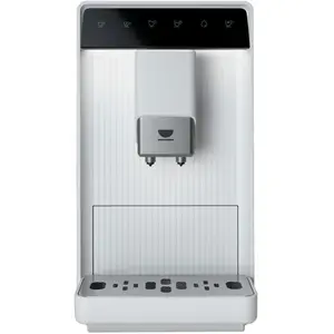 Incapto Machine à Café Grains Aura | 19 bars | 2 expressos simultanés | Cafetière à Grain Compacte et Design Élégant | Broyeur Réglable | Nettoyage Automatique | Plusieurs recettes (Blanc) pas cher