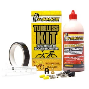 Comparateur de prix : Kit tubeless X-Sauce Válvula Presta 25 mm pour VTT.