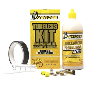 Comparateur de prix : Kit tubeless X-Sauce Valve Schrader 20 mm