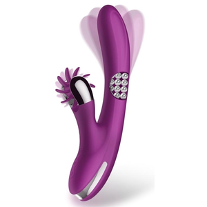 Comparateur de prix : Vibro Rabbit ROTATING DOUBLE 10 x 3.5cm Violet 