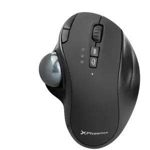 Comparateur de prix : Phoenix - Souris Trackball sans fil avec 7 boutons, Bluetooth + 2,4 GHz