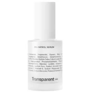 Comparateur de prix : Transparent Lab Oil Patrol Serum Sérum visage 1000 ml