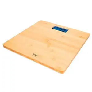 Comparateur de prix : Balance Numérique de Salle de Bain TM Electron Marron Bambou