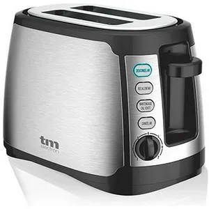 TMELECTRON Grille-Pain Électronique TM 2 Tranches XXL 800W Inox pas cher