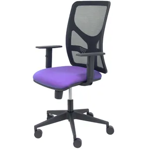 Piqueras Y Crespo Chaise Motilla Siège En Maille Noir Bali Lilas Accoudoir Réglable pas cher