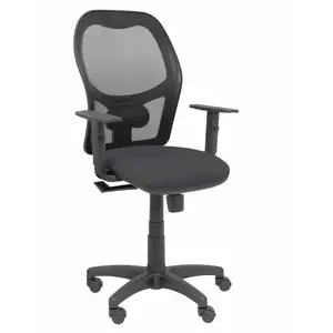 PIQUERAS Y CRESPO Chaise Alocén Avec Bras Réglable Roue Parquet - Gris Foncé pas cher
