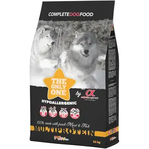 Comparateur de prix : 12kg Alpha Spirit The Only One Multiprotein - Croquettes pour chien