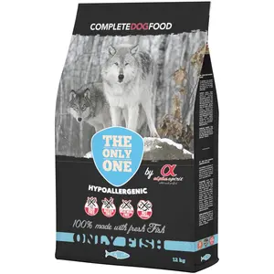 Comparateur de prix : 2x12kg Alpha Spirit The Only One Fish - Croquettes pour chien