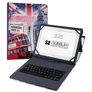 Housse pour Tablette et Clavier Subblim England Espagnol Qwerty pas cher