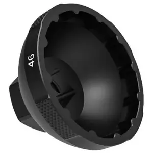 Lebycle Outil De Pédalier Al7075 1/2´´ 46 Mm 12 Notches One Size pas cher