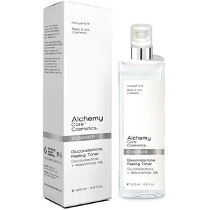 Alchemy Care Cosmetics Cleanser gluconolactone peeling toner 200 ml pas cher