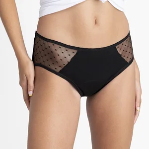 Platanomelón Kiwitas Classic Plumeti braguitas menstruales negro #M pas cher