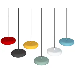 Pujol Iluminación Suspension LED Boina, Ø 19 cm, blanc pas cher