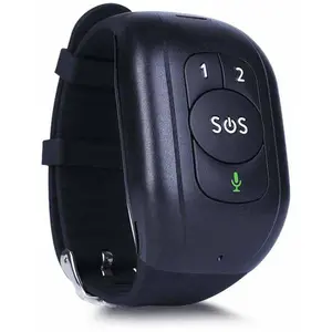 Bracelet D'Urgence 4G SIMVALLEY Avec GPS & Capteur De Chute - Appels Mains Libres - Noir IP67