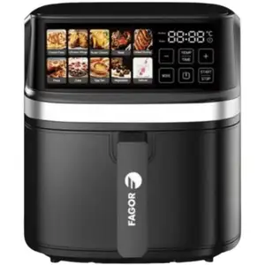 Friteuse à air Fagor Naturfry Luxe 8 L 2200 W écran LED et 10 programm... pas cher
