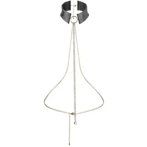 Comparateur de prix : BIJOUX INDISCRETS Desir Metallique - Collier Sensuel de Bondage, Noir