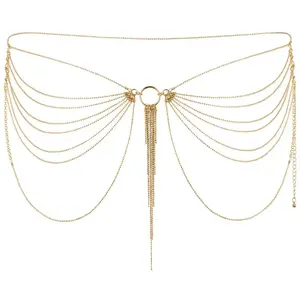 Comparateur de prix : BIJOUX INDISCRETS Magnifique - Chaine de Taille Erotique, Or