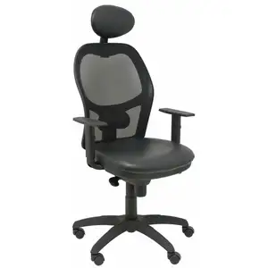 Comparateur de prix : piqueras-y-crespo Chaise de bureau avec appui jorquera similpiel p & c snspnec noir 