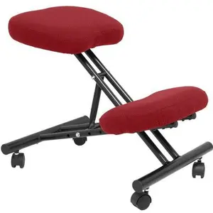 Piqueras y Crespo Tabourets ergonomiques Mahora P&C Bali933 Rouge Maroon pas cher