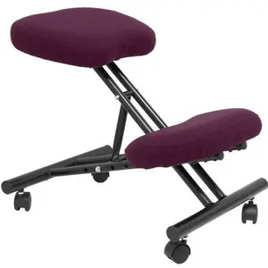 Piqueras Y Crespo - Tabouret ergonomique Mahora p&c BALI760 Violet pas cher