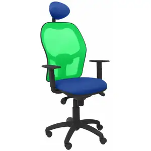Chaise de bureau avec appui jorquera p & c ali229c bleu pas cher