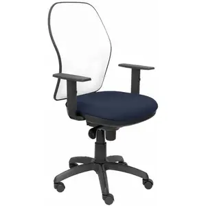Comparateur de prix : Piqueras y Crespo Jorquera Chaise en maille blanche Assise Bali Bleu Marine