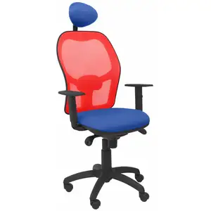 Chaise de bureau avec appui jorquera p & c ali229c bleu  pas cher