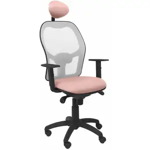Chaise de bureau avec appui jorquera p & c ali710c rose  pas cher