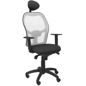 Fauteuil Jorquera Grey Mesh Fixe Header Bali Siège Noir 15SGBali840C pas cher