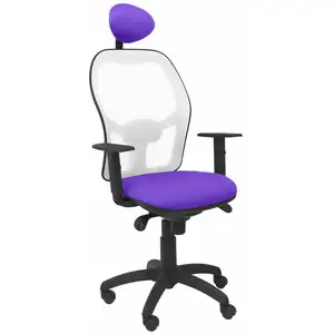 Chaise de bureau avec appui-tête Jorquera P&C Bali82c Purple Lilac  pas cher