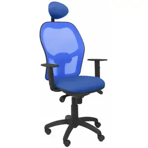 Chaise de bureau avec appui jorquera p & c ali229c bleu pas cher