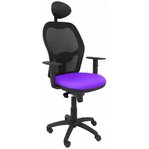 Chaise de bureau avec appui-tête Jorquera P&C Bali82c Lilac pas cher