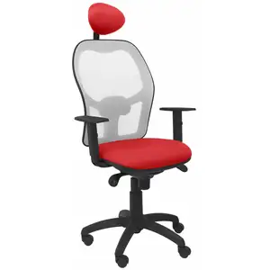 Chaise de bureau avec appui jorquera p & c ali350c rouge  pas cher