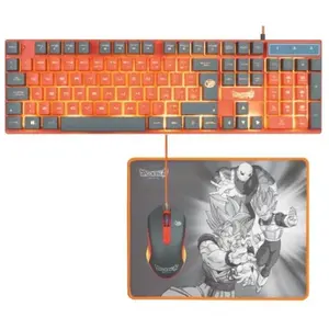 Comparateur de prix : Fr-tec Clavier Et Souris Gaming Dragon Ball Super Pack