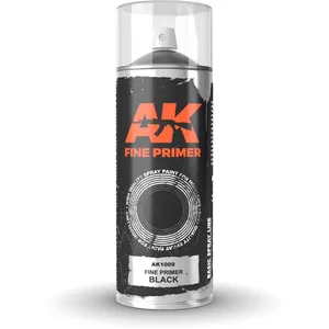 Ak Interactive Peintures Fine Primer Black Spray