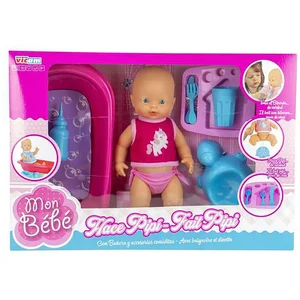 Vicam Toys Pipi Comijitas Avec Poupée Bébé Pour Le Bain 40x13x58 CmVendu parrue-du-commerce