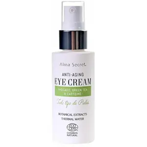 Alma Secret EYE CREAM antiedad con aguacate, té verde & cafeína botanical extracts 30 ml