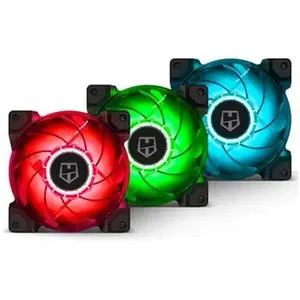 NOX H-SYNC Boitier PC Ventilateur 12 cm Noir, Transparent pas cher