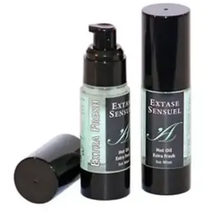 L'huile chaude stimulante menthe glacée extase sensuel e21980 pas cher