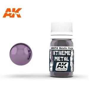 Ak Interactive Ak674 Xtreme Metal Metallic Purple 30ml-Ak Interactive ...