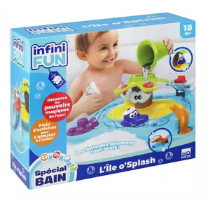 Infinifun- Taldec S17150 Petite Ile De Bain Jouet, Verte pas cher