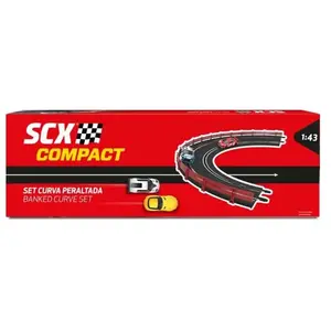 Comparateur de prix : Scalextric Accessoires et Extensions de Circuits de Course Compact Échelle 1:43 (Set Courbe Peraltée)