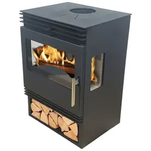 Comparateur de prix : GENERIQUE Eider Biomasa Poêle à bois - 6,8 kW - modèle Pisano Ventilée - jusqu'à 152 m³ - H.83 x l.56 x P.50 cm - Classe énergétique A