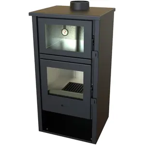 Comparateur de prix : GENERIQUE Eider Biomasa Poêle à bois - modèle LUX - 9,7 kW - jusqu'à 210 m³ - H.104,3 x l.50 x P.46,4 cm - Classe énergétique A