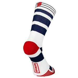 Sporcks Chaussettes Crazy Lines Bleu, Taille S pas cher